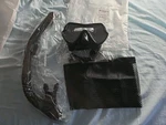 Adult Tempered Glass Diving Set Scuba Anti-fog Goggles And Snorkeling Mask Tube. Fixed Price $25.00.