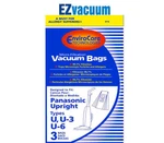 Panasonic Upright Type U, U3, U6 Micro Filtration Vacuum Cleaner Bags. Fixed Price $12.00.