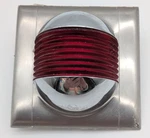 Vintage Cannon Industrial Fire Alarm Indicator Light Ribbed Red Glass 110V. Fixed Price $43.54.