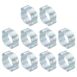 Patikil 30 Pack Double Ear Hose Clamp, 11-13MM, Silver Tone. Fixed Price $14.76.