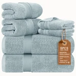 6PC Set Washcloths 100% Cotton Zero Twist Absorbent Bathroom. Fixed Price $27.25.
