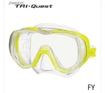 Tusa Tri-quest Flash Yellow Dive Masks M-3001-FY. Fixed Price $89.00.