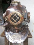 Diving Mark Divers Helmet Deep Sea Collectible Marine Scuba Light Scurf. Fixed Price $189.50.