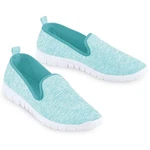 Slip-on Light Weight Sneakers, Aqua, 10. Fixed Price $14.99.