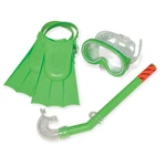 Swimline 12.75 Green Otter Recreational Mask And Fins Snorkeling Set. Fixed Price $20.49.