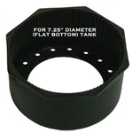 7.25" Diameter, Hex Plastic, Flat Bottom Tank Boot For Aluminum 80 Cylinder. Fixed Price $30.00.