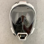 Ocean Reef Aria Qr+ Full Face Snorkel Mask White Orange Small Made In Italy. Fixed Price $34.95.