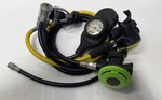 Aeris Black Water Sports Regulator With Pressure Gauge And Hoses. Fixed Price $29.99.