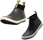 Norty Rubber Waterproof 6 Inch Ankle Rain Boot Shoes For Men - Runs 1 Size Big. Fixed Price $26.99.