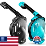 Greatever G2 Snorkeling Gear For Adults 2PCS Full Face Mask Dry Top. Fixed Price $91.36.