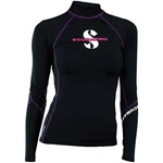 Open Box Scubapro Womens Upf 80 T-flex Long Sleeve Rash Guard-onyx-medium. Fixed Price $77.00.