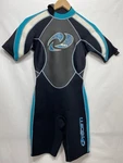 The Realm Hydro Wetsuit Spring Back Zip Women's Size 8 Black Blue Short. Fixed Price $11.19.