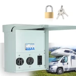 Temporary Power Outlet Panel Rv Electrical 20 30 50 Amp Box W/ Lock. Fixed Price $75.89.