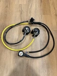 Scuba Diving Regulator Set With Poseidon Xstream 1ST Stage Din, Conshelf 14S. Fixed Price $1150.00.