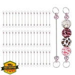 Patikil 50 Beadable Bar Blanks Pink Beaded Crafts. Fixed Price $33.99.
