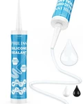 Paulinn Silicone Sealant, 100% Caulk Clear Waterproof Pack,. Fixed Price $19.76.