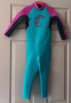 O'neill Toddler REACTOR-2 2MM Back Zip Full Wetsuit Light Aqua/graphite/berry 3. Fixed Price $38.00.