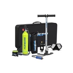 Dedepu Scuba Diving Kit Full Face Snorkel Mask 1L Air Oxygen Tank Underwater. Fixed Price $266.15.