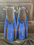 Mares Plana Avanti 7876B Scuba Diving Fins Blue Adjustable Strap Size Xl. Fixed Price $44.99.