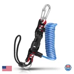 Ovovfany Scuba Diving Coiled Lanyard Heavy Duty Stainless Steel Spring. Fixed Price $33.42.