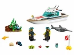 Mini Figures Diving Yacht Lego City 60221 Shark Sword Fish Diver Treasure Chest. Fixed Price $12.93.