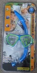 Used U.s. Divers Standard Blue/green Mask & Snorkel 2PC Combo Set,size Youth 6+. Fixed Price $20.00.