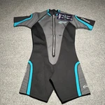Cressi Wetsuit Womens Xl 2.5MM Lady Playa Flex Zip Short Sleeve Swim Surf. Fixed Price $52.49.