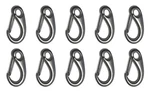 Us Stainless 10 Pieces Steel 316 Spring Gate 2",. Fixed Price $39.98.