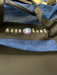 Aqua Lung Mesh Scuba Diving Duffle Gear Blue/black Bag Large Capacity 26X12X12. Fixed Price $15.00.