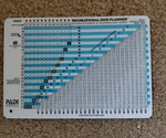 Padi Vintage Plastic Recreational Dive Planner Table Scuba 1985 1987 1988 1989. Fixed Price $17.50.