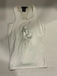 Ralph Lauren Vintage Womens Big Pony Tank Top White Racerback- Size Xs. Fixed Price $34.95.
