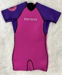 Nwt Body Glove Child Size Large Short Arm Wetsuit Pink Purple Zip Surf. Fixed Price $19.99.