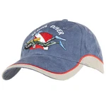 Trident Embroidered Scuba Diver Blue Denim Hat. Fixed Price $20.95.