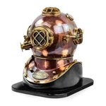18-INCH Diving Helmet Aqua Marine Maritime Antique Vintage. Fixed Price $296.65.
