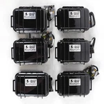 Pelican 1010 Watertight, Crushproof, And Dustproof Micro Cases In Black Set 6. Fixed Price $74.97.
