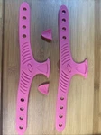 Oceanic/ Aeris Accel Replacement Straps Scuba Fin Color Kit Pink. Fixed Price $28.00.