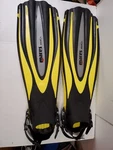 Mares Excel + Plus Open Heel Scuba Diving Dive Fins - Yellow All Sizes. Fixed Price $70.00.