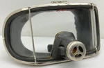 Rare Antique Kinugawa Dive Mask Rounded Tempered Glass Snorkel Scuba Marine Wide. Fixed Price $100.00.