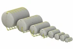 Subsalve Salvage Pontoon Lift Bags (horizontal Enclosed Cylinder). Fixed Price $9599.00.