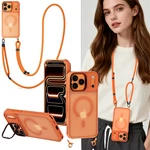 For Iphone Air 17 16 Pro Max 15 14 13 11 Shoulder Strap Case Magnetic Back Cover. Fixed Price $17.29.