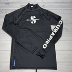 Scubapro Rash Guard Mens Medium Black Long Sleeve Upf 50 Diving Snorkeling Shirt. Fixed Price $39.95.
