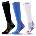 3 Pair Sports Compression Socks Long Tube Exercise Pressure Stockings Hose S-xxl. Fixed Price $17.78.