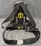 Vintage Us Divers Co. Aqua-lung Scuba Tank Kam Ez Pak Black And Yellow Backplate. Fixed Price $69.99.