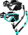 Aegend Snorkel Mask W/ Dry Top Valve Anti-fog Set For Adults Youth Kids. Fixed Price $48.75.