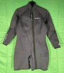 Neosport Women's 3MM Step-in Jacket Scuba Diving Wetsuit Black (size 12). Fixed Price $100.00.