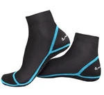 Omgear Water Socks Beach,sand,swimming,diving Booties Black/aqua Size Medium. Fixed Price $14.99.