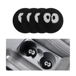 Norkmdi 4PCS Car Cup Holder Coaster, Cute Eye Anti-slip Insert Black/white. Fixed Price $11.24.