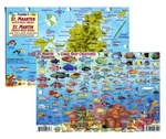 Frankos St Martin, Maarten Fish Id Card With Island Map 8.5 By 5.5. Fixed Price $22.61.
