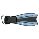 Aeris Mako Adjustable Strap Fins - Ice Blue Xsmall. Fixed Price $29.97.