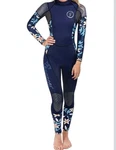 Seavenger Alpha 3MM Neoprene Fullsuit Wetsuit Dark Blue Floral Women Size 13. Fixed Price $54.99.
